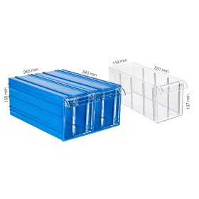 Plastik Çekmeceli Kutular 510-2